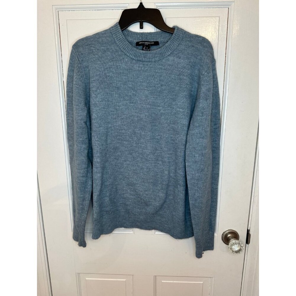 French Connection Dusty Blue Sweater size S NWT Damaged
